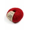 petite wool yarn balls red 2