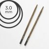 Jehlice kruhové výměnné Knit Pro ginger - 3.00 mm (zkrácené)