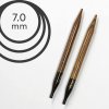 Jehlice kruhové výměnné Knit Pro ginger - 7.00 mm (zkrácené)