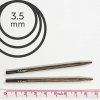 Jehlice kruhové výměnné Knit Pro ginger - 3.50 mm (zkrácené)