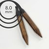 Jehlice kruhové výměnné Knit Pro ginger - 8.00 mm (zkrácené)
