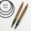 Jehlice kruhové výměnné Knit Pro ginger - 8.00 mm (zkrácené)