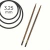 Jehlice kruhové výměnné Knit Pro ginger - 3.25 mm