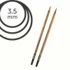 Jehlice kruhové výměnné Knit Pro ginger - 3.50 mm