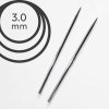 Jehlice kruhové výměnné Knit Pro NOVA METAL - 3.00 mm (zkrácené)
