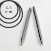 Jehlice kruhové výměnné Knit Pro NOVA METAL - 3.50 mm (zkrácené)
