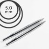 Jehlice kruhové výměnné Knit Pro NOVA METAL - 5.00 mm (zkrácené)