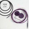 Lanko Knit Pro otočné - 120 cm (fialové)