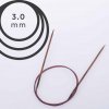 Pevné kruhové jehlice Knit Pro ginger 80cm - 3,00 mm