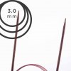 Pevné kruhové jehlice Knit Pro ginger 80cm - 3,00 mm