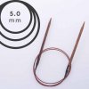 Pevné kruhové jehlice Knit Pro ginger 80cm - 5,00 mm