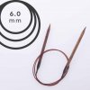Pevné kruhové jehlice Knit Pro ginger 80cm - 6,00 mm