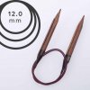 Pevné kruhové jehlice Knit Pro ginger 80cm - 12,00 mm