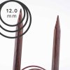 Pevné kruhové jehlice Knit Pro ginger 80cm - 12,00 mm