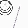 Jehlice kruhové výměnné ChiaoGoo TWIST LACE - 1.50 mm (zkrácené 8 cm)