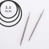 Jehlice kruhové výměnné ChiaoGoo TWIST LACE - 3.50 mm (zkrácené 8 cm)