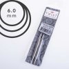 Jehlice kruhové výměnné ChiaoGoo TWIST LACE - 6.00 mm (zkrácené 8 cm)