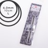 Jehlice kruhové výměnné ChiaoGoo TWIST LACE - 6.00 mm (zkrácené 10 cm)