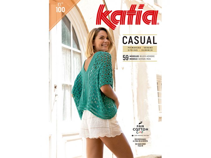 book magazine pattern knit crochet woman spring summer katia 6122 es en