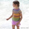 pattern knit crochet kids sweater spring summer katia 6121 32 p