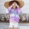 pattern knit crochet kids jacket spring summer katia 6121 1 p