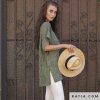 pattern knit crochet woman poncho spring summer katia 6122 42 p