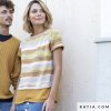 pattern knit crochet woman sweater spring summer katia 6122 12 p