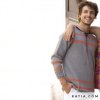 pattern knit crochet man sweater spring summer katia 6122 1 p