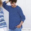 pattern knit crochet man sweater spring summer katia 6122 55 p