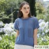 pattern knit crochet woman sweater spring summer katia 6123 4 p