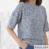 pattern knit crochet woman sweater spring summer katia 6123 6 p