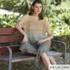 pattern knit crochet woman sweater spring summer katia 6123 37 p