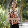 pattern knit crochet woman top spring summer katia 6123 18 p