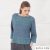 pattern knit crochet woman sweater autumn winter katia 6040 37 p