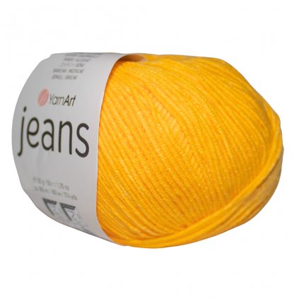 YarnArt Jeans Sýto žltá 35