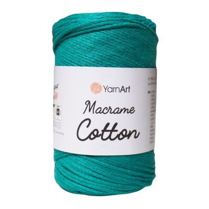 Špagát Macrame Cotton Tyrkysová 783