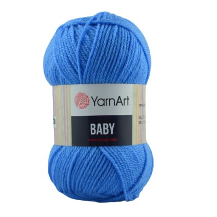 YarnArt Baby Modrá 600