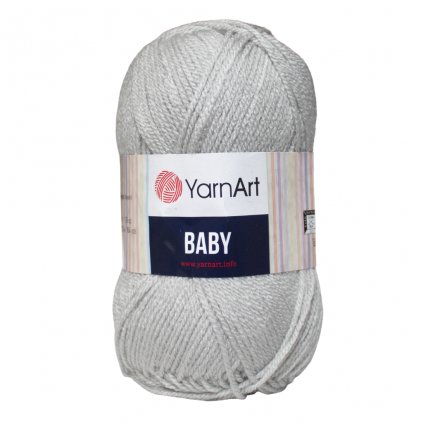 YarnArt Baby Svetlo sivá 855