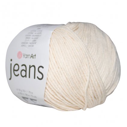 YarnArt Jeans krémova 03