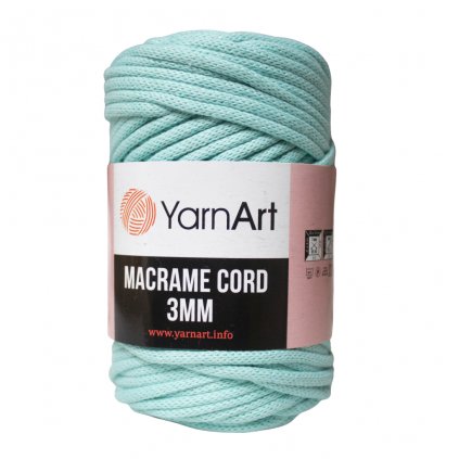 Špagát Macrame Cord 3MM Tyrkysová 775