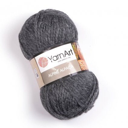 YarnArt Alpine Alpaca Tmavo Sivá 436