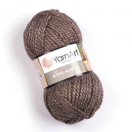 YarnArt Alpine Alpaca Tmavo Hnedá 438