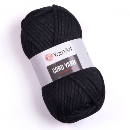 YarnArt Cord Yarn Čierna 750