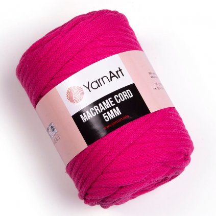 YarnArt Macrame Cord 5 MM Cyklámenová 771