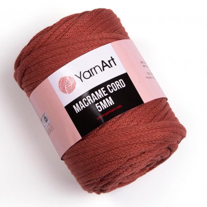 YarnArt Macrame Cord 5 MM Tehlová 785