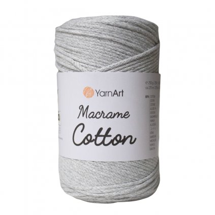 Špagát Macrame Cotton Sivá 756