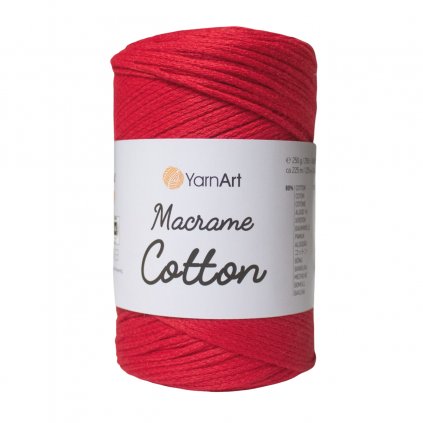 Špagát Macrame Cotton Červená 773