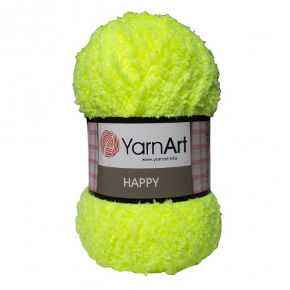 YarnArt Happy Neonovo žltá 788
