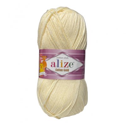 Vlna Alize Cotton Gold Maslová 01