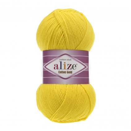 Vlna Alize Cotton Gold žltá 110